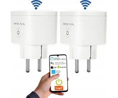 Bounn Bounn Smart elektros lizdo vatmetras su WIFI Tuya EU02
