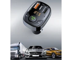 Bounn Charger USB automobilinis įkroviklis QC3.0+TYPE C 3A+USB 1A