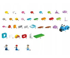 Bounn Kavinės statybiniai blokeliai, 49 dalys