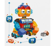 Bounn Kaladėlės KONSTRUKCYJNE 8w1 DO BUDOWANIA ROBOT ROBOCIKI POJAZDY RUCHOME 88 EL