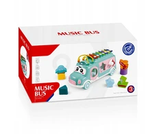 Bounn Lėkščių rūšiavimo arkliuko muzikinis automobilis vaikams, žalias