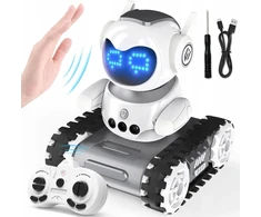 Bounn Nuotoliniu būdu valdomas robotas su racija ir LED emocijomis
