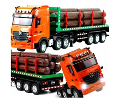 Bounn Nuotolinio valdymo sunkvežimis su priekaba medienos transportavimui 1:18 RC (HN207087)