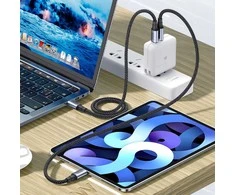USB kabelis Bounn USB-C - USB-C 1 m juodas (BKZD_10)