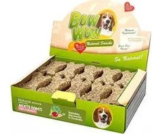 BOW WOW Natūralūs kaulai su kiauliena ir kolagenu, daržovėmis, gliukozaminu ir chondroitinu 30 vnt [BW640]