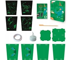 „Box Candiy Creative Scratch“ rinkinys „Dino Lantern“.