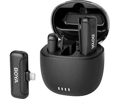 Boya BY-WM3T-D2 itin kompaktiškas 2,4 GHz belaidis mikrofonas