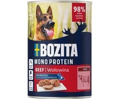 BOZITA Monoprotein Pate jautiena – drėgnas ėdalas šunims – 800g