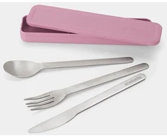 Brabantia 3 dalių stalo įrankių rinkinys Make &amp;amp, Take Lilac Rožinė 241925