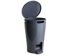 Tatay Bathroom pedal bucket 5L Diabolo pilkas