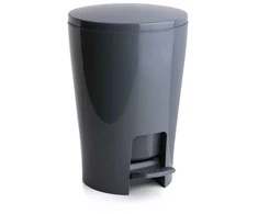 Tatay Bathroom pedal bucket 5L Diabolo pilkas