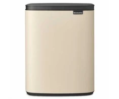 Brabantia Bo Waste Bin, 12L - Soft rusvai gelsvas