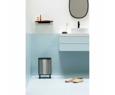 Brabantia Šiukšlių dėžė, Bo Hi 12L - Matt Steel Fingerprint Proof