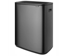 Šiukšliadėžė Brabantia BRABANTIA BO waste bin 2x30l Confident Pilkas 233609