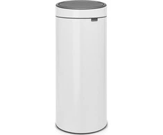 Brabantia Touch Bin Nauja, balta, 30 L
