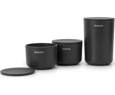 Brabantia Renew laikymo indeliai 3vnt. - Dark Pilkas