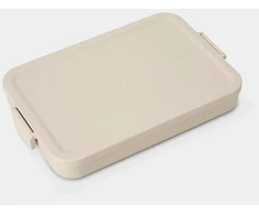 Brabantia Lunch konteineris Make &amp;amp| Take płaski Priešpiečių dėžutė Soft rusvai gelsvas 241321