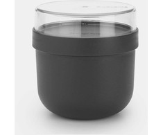 Brabantia BRABANTIA Make &amp;amp, Take breakfast bowl 0.5L dark pilka 204180