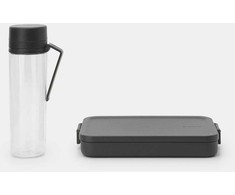 Brabantia BRABANTIA Make &amp;amp, Take lunch break set dark pilkas 206689