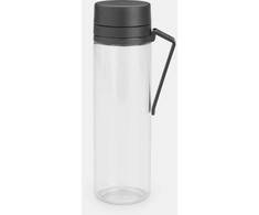 Brabantia BRABANTIA Make &amp;amp, Take water bottle with strainer dark pilkas 148842