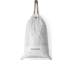 Brabantia atkritumu tvertnes ieliktņi L, 40-45l, 40 maisi rullītī, balts