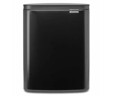 Brabantia Bo Waste Bin, 12L - Matt Juodas