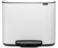 Brabantia Šiukšlių dėžė su pedalu, Bo 11+23L - Baltas