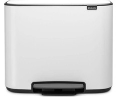Brabantia Šiukšlių dėžė su pedalu, Bo, 3x11L - Baltas