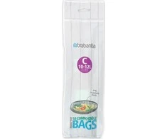 Brabantia Biologiškai suyrantys šiukšlių maišeliai C 10-12 L (ritinėlyje 10 maišelių)