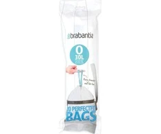 Brabantia PerfectFit Bin Liner Type O, 30 L, 20 Maišeliai
