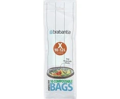 Brabantia PerfectFit Bin Liner kompostas. X tipas, 12 l, 10 maišelių