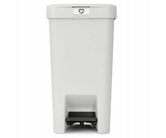 Šiukšlių dėžė BRABANTIA StepUp, su pedalu, šviesiai pilkos sp., 16 l