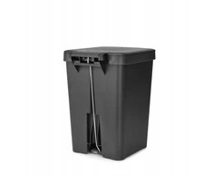 Šiukšlių dėžė BRABANTIA StepUp, su pedalu, tamsiai pilkos sp., 25 l
