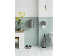 Brabantia Tualeto šepetys ir laikiklis ReNew - Platinum