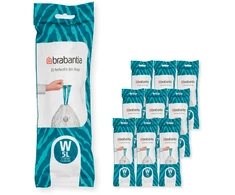 Brabantia šiukšlių maišai PerfectFit W dydis 5L 200 vnt. 10x20 137884