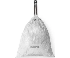 Brabantia atkritumu tvertnes ieliktņi M, 60l, 40 maisi rullītī, balts