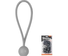 Bradas Elastinė tvirtinimo guma su kamuoliukais 15 cm 10 vnt. BCB-0515GY-B