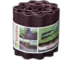 BRADAS banguotas vejos apvadas rudas 9m x 15cm