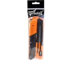 Rinkinys NOŻY Z OSTRZEM ŁAMANYM DIY-KN1825 18 mm BRADAS