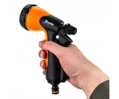 Bradas Pistolet 8-funkcyjny su armaturą - komplektas Juodas LINE