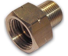 Bradas Dviejų dalių žalvarinis dujų reduktorius 3/8" PRA1