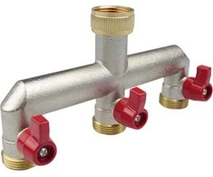 Bradas Trijų padėčių skirstytuvas su GZ 3/4" sriegiu ir BR-3134 vožtuvu