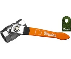 Bradas rutulinis vožtuvas 1" nikeliuotas žalvaris GKZ012525 BRADAS 3646