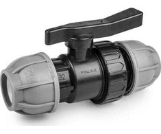 Bradas Srieginis rutulinis vožtuvas PE 25 mm DSRA10V2525