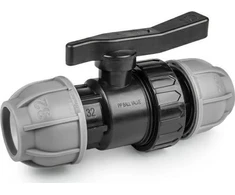 Bradas Srieginis rutulinis vožtuvas PE 32 mm DSRA10V3232