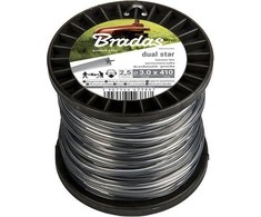 Bradas Žoliapjovės valas DUAL krūmapjovei, žvaigždės formos, ritė 3,0 x 100 m ZRG30100S
