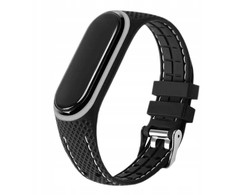 Oem Elastomer apyrankė LIFESTYLE for XIAOMI Mi Band 7 juodos spalvos (03)