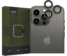 Kameros apsauga Apple iPhone 15 Pro / 15 Pro Max Hofi AluCam Pro+ juodos spalvos