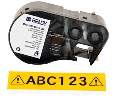Brady Brady BMP41/BMP51/BMP53/M511 Label (M4C-1000-595-YL-BK)