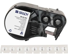 Brady Brady M4-82-492 etykiet do nadruku Juodas, Baltas Samoprzylepne etykiety do drukowania